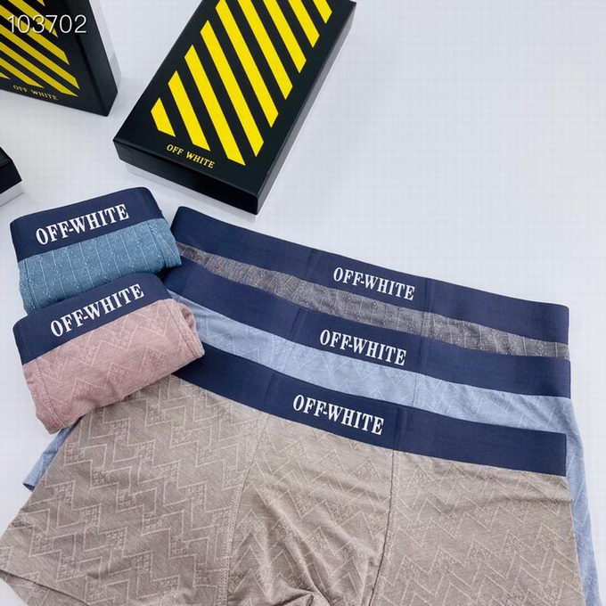 3-pac Off-White Boxer Shorts ID:20220807-371